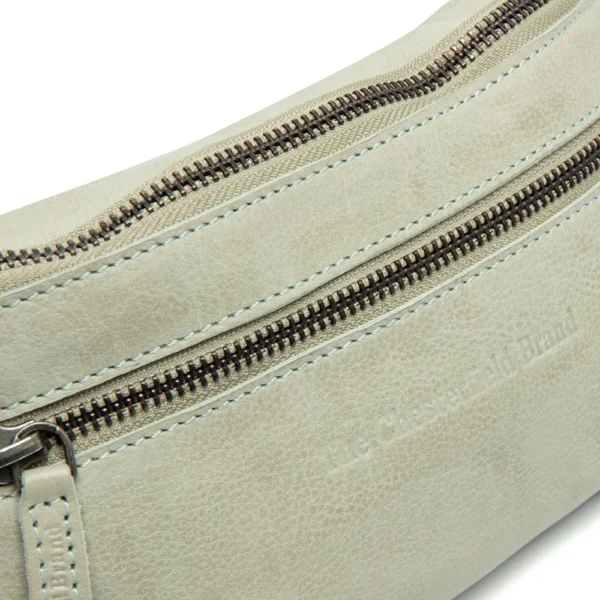 The Chesterfield Brand Marsupio In Pelle Verde Oceano Severo - immagine 5