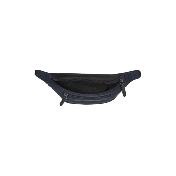 The Chesterfield Brand Marsupio In Pelle Blu Navy Velta - immagine 3