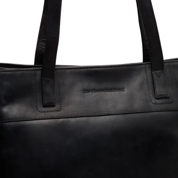 The Chesterfield Brand Shopper In Pelle Nero Nola - immagine 4