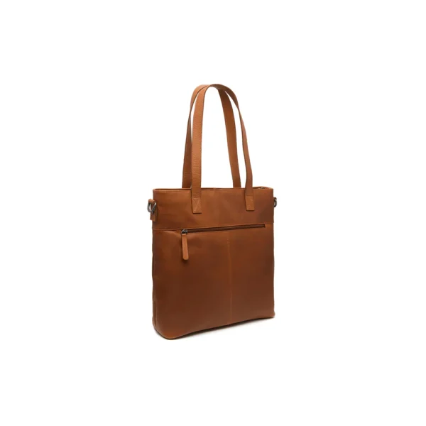 The Chesterfield Brand Shopper In Pelle Cognac Nunavik - immagine 3