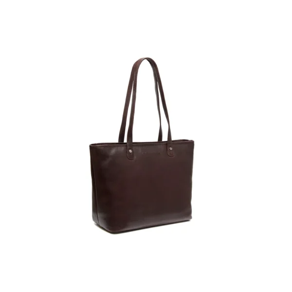 The Chesterfield Brand Shopper In Pelle Marrone Serie Novum Astano