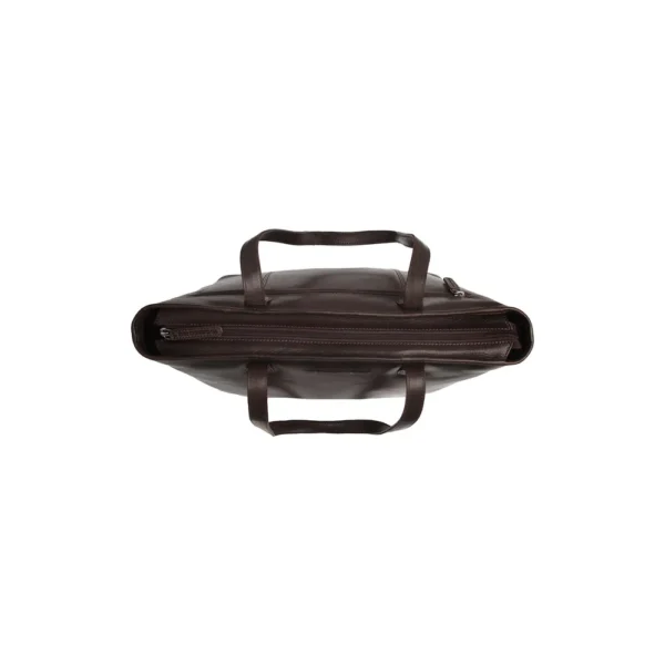 The Chesterfield Brand Shopper In Pelle Marrone Serie Novum Astano - immagine 5