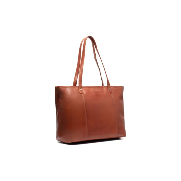 The Chesterfield Brand Shopper In Pelle Cognac Serie Novum Ferrera - immagine 5