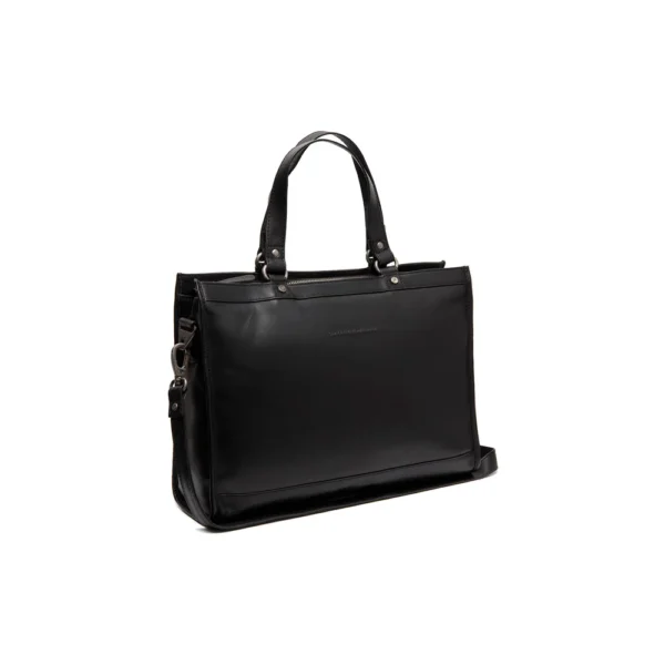 The Chesterfield Brand Shopper In Pelle Nero Manly