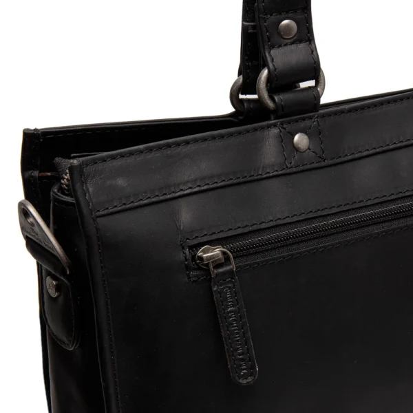 The Chesterfield Brand Shopper In Pelle Nero Manly - immagine 3