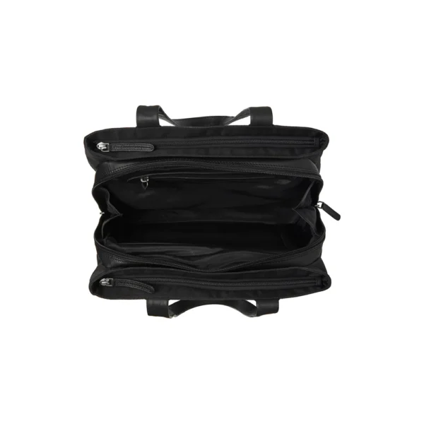 The Chesterfield Brand Shopper In Pelle Nero Lavik - immagine 3
