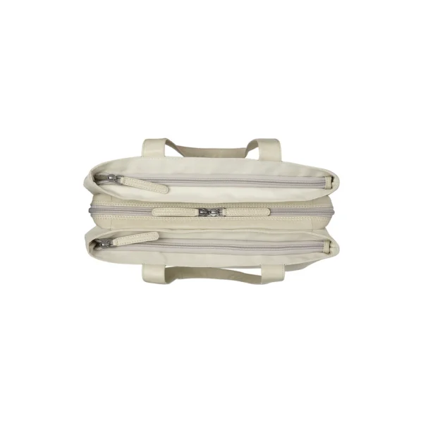 The Chesterfield Brand Shopper In Pelle Bianco Sporco Lavik - immagine 7