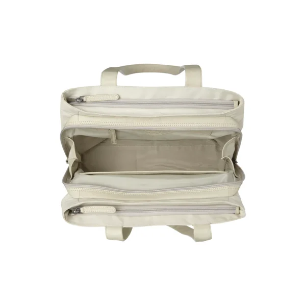 The Chesterfield Brand Shopper In Pelle Bianco Sporco Lavik - immagine 6