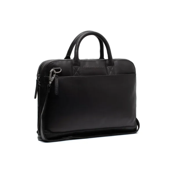 The Chesterfield Brand Borsa Porta PC In Pelle Nero Tilbury - immagine 7