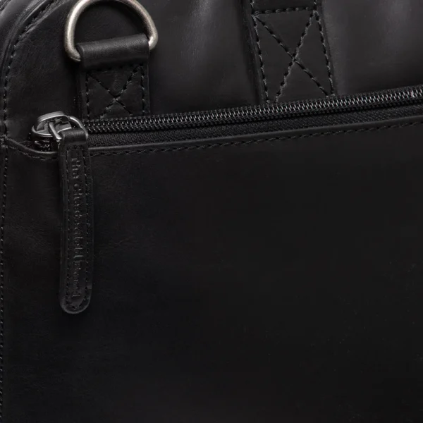 The Chesterfield Brand Borsa Porta PC In Pelle Nero Tilbury - immagine 6