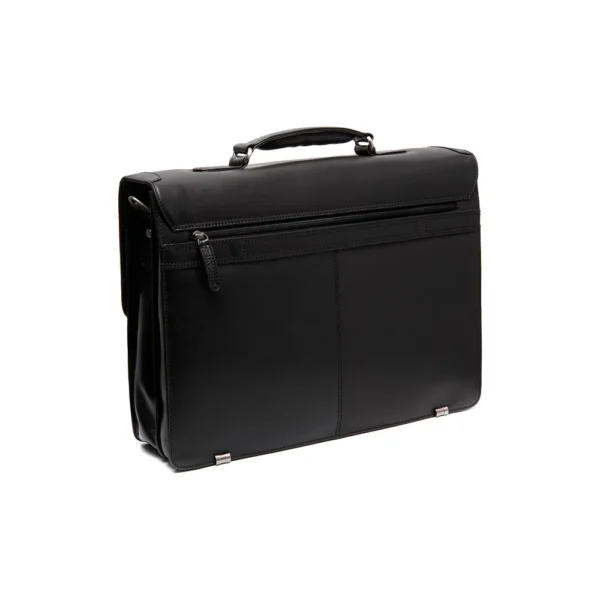 The Chesterfield Brand Borsa Porta PC In Pelle Nero Serie Novum Salvatore - immagine 2