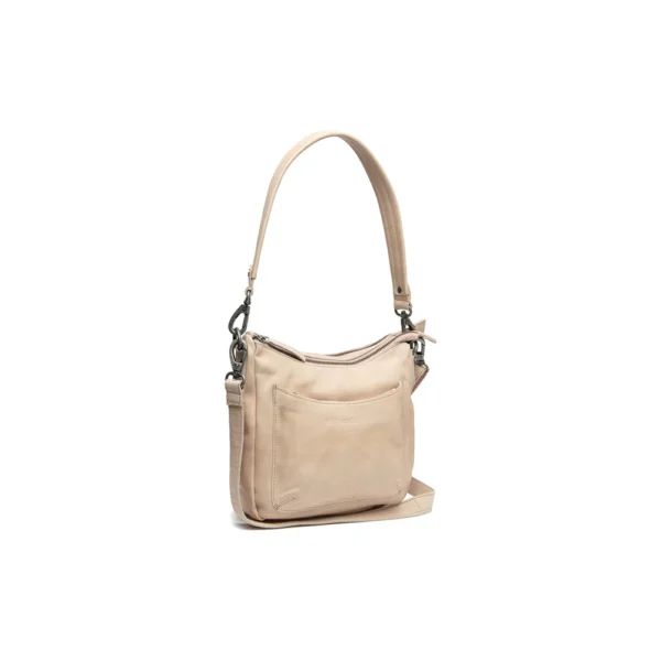 The Chesterfield Brand Borsa A Tracolla In Pelle Beige Caroline