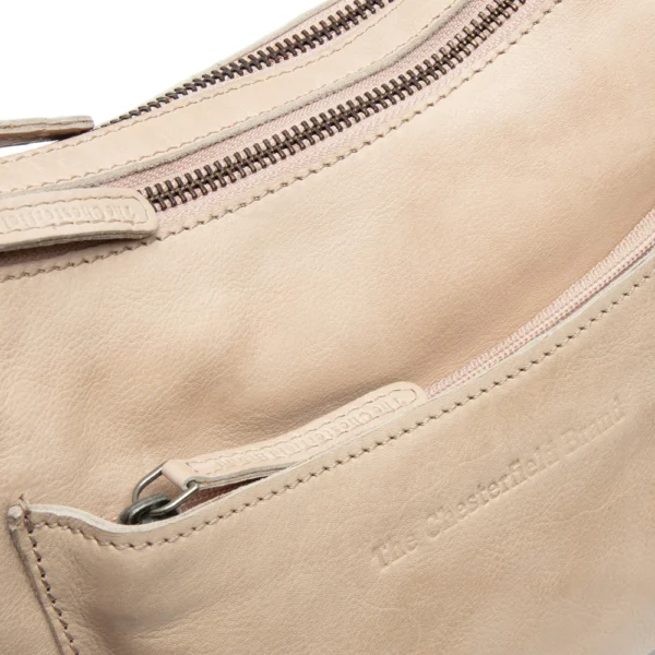 The Chesterfield Brand Borsa A Tracolla In Pelle Beige Caroline - immagine 4