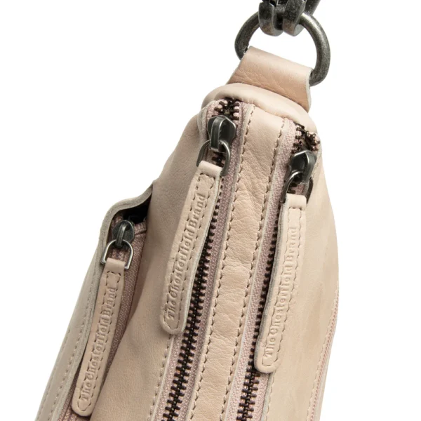 The Chesterfield Brand Borsa A Tracolla In Pelle Beige Caroline - immagine 3