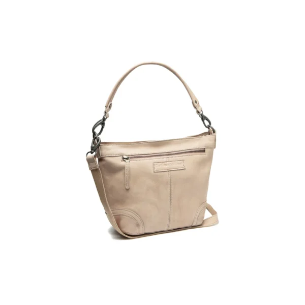 The Chesterfield Brand Borsa A Tracolla In Pelle Beige Lucy