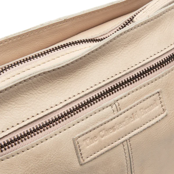The Chesterfield Brand Borsa A Tracolla In Pelle Beige Lucy - immagine 4