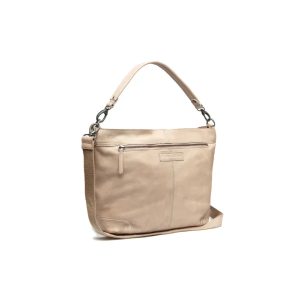 The Chesterfield Brand Borsa A Tracolla In Pelle Beige Bolivia