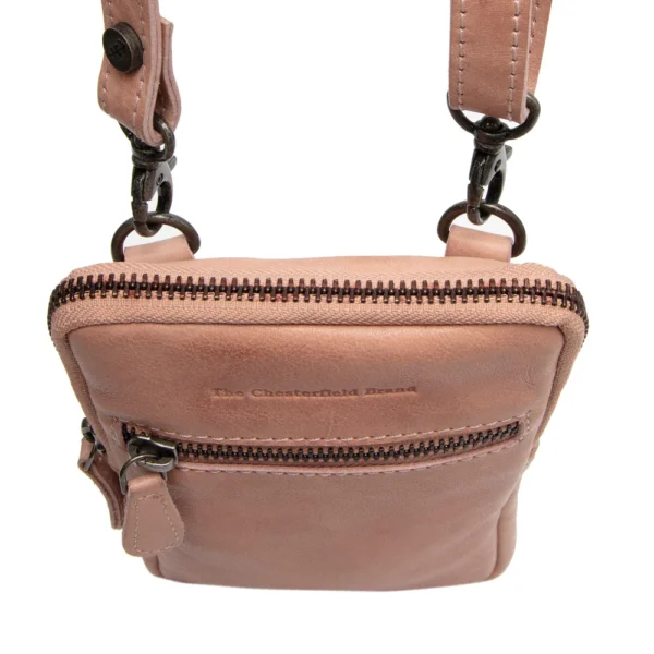 The Chesterfield Brand Custodia Per Telefono In Pelle Rosa Vintage Salta - immagine 8