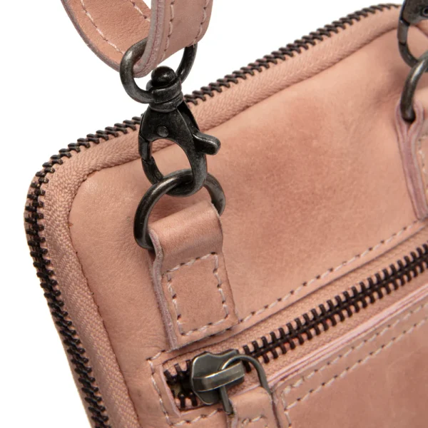 The Chesterfield Brand Custodia Per Telefono In Pelle Rosa Vintage Salta - immagine 5