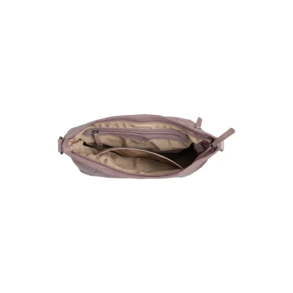 The Chesterfield Brand Borsa A Tracolla In Pelle Lilla Lavanda Sintra - immagine 2