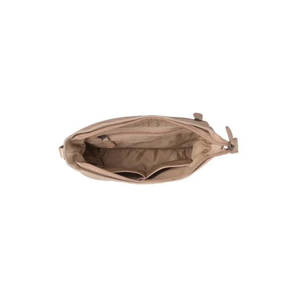 The Chesterfield Brand Borsa A Tracolla In Pelle Beige Weimar - immagine 3