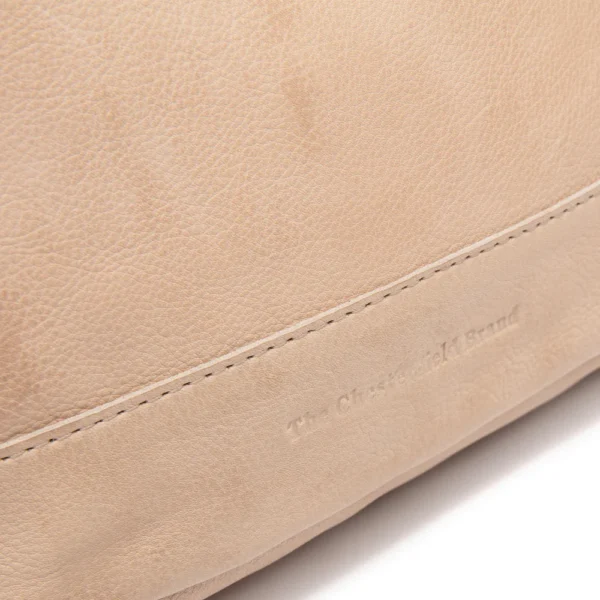 The Chesterfield Brand Borsa A Tracolla In Pelle Beige Weimar - immagine 4