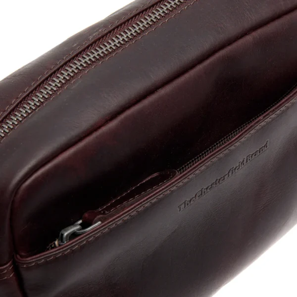 The Chesterfield Brand Borsa A Tracolla In Pelle Marrone Arona - immagine 6