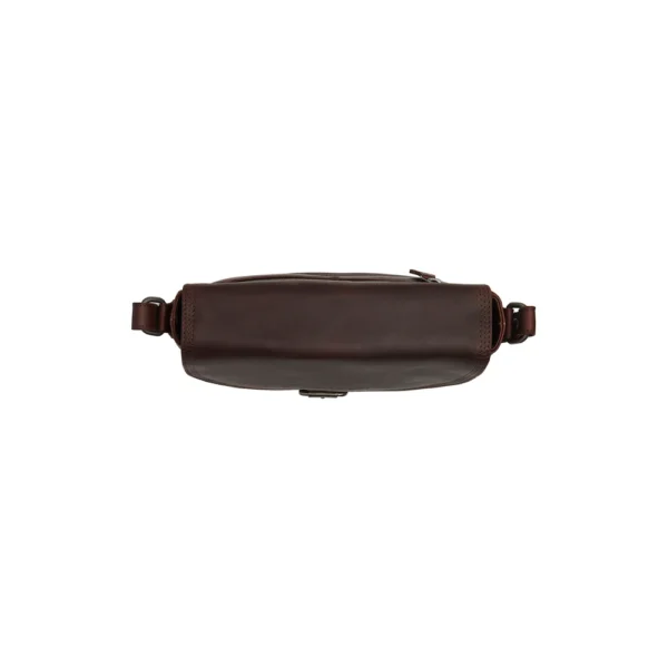 The Chesterfield Brand Borsa A Tracolla In Pelle Marrone Lucian - immagine 2