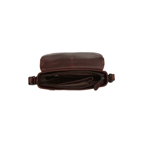 The Chesterfield Brand Borsa A Tracolla In Pelle Marrone Lucian - immagine 6