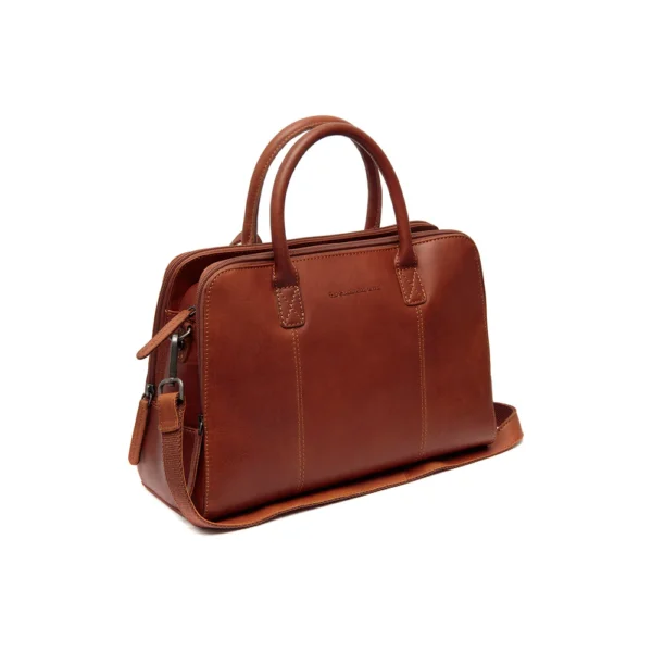 The Chesterfield Brand Borsa A Tracolla In Pelle Cognac Layton - immagine 2