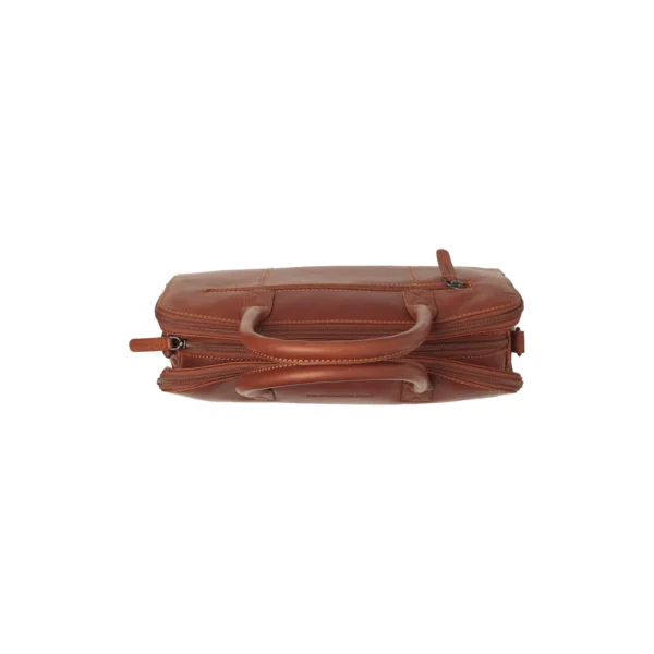The Chesterfield Brand Borsa A Tracolla In Pelle Cognac Layton - immagine 3