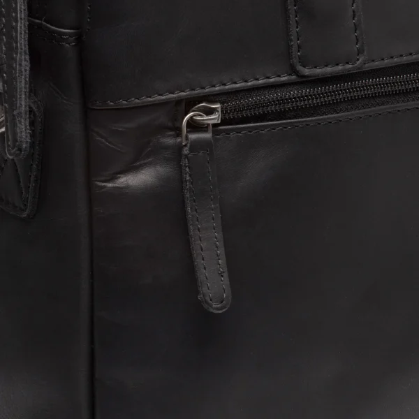 The Chesterfield Brand Borsa A Tracolla In Pelle Nero Pretoria - immagine 5