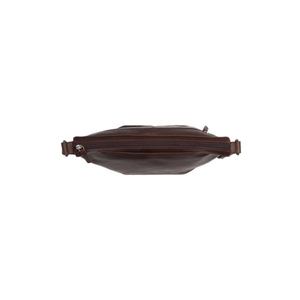 The Chesterfield Brand Borsa A Tracolla In Pelle Marrone Piemonte - immagine 5