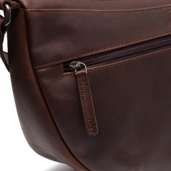 The Chesterfield Brand Borsa A Tracolla In Pelle Marrone Piemonte - immagine 3