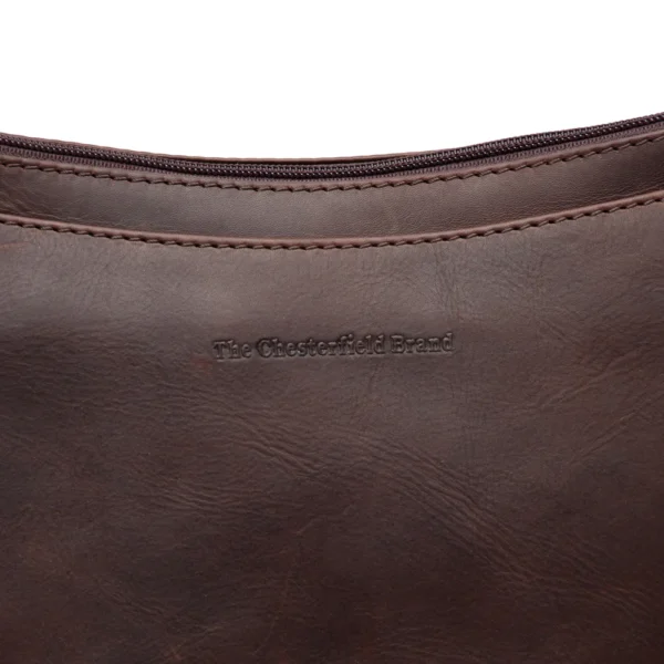 The Chesterfield Brand Borsa A Tracolla In Pelle Marrone Piemonte - immagine 2