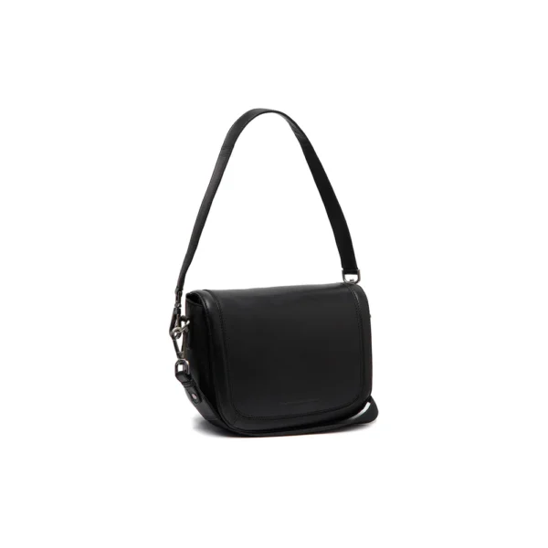 The Chesterfield Brand Borsa A Tracolla In Pelle Nero Serie Novum Lizzola - immagine 4