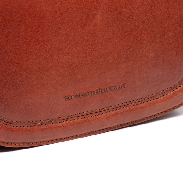 The Chesterfield Brand Borsa A Tracolla In Pelle Marrone Serie Novum Lizzola - immagine 2