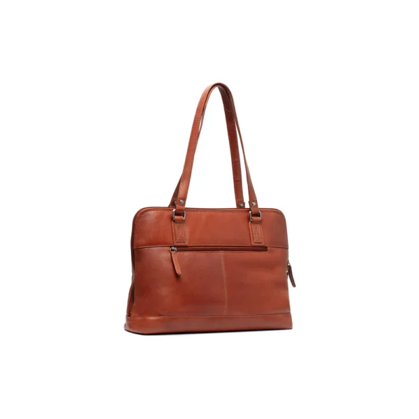 The Chesterfield Brand Borsa A Tracolla In Pelle Cognac Serie Novum Selvino