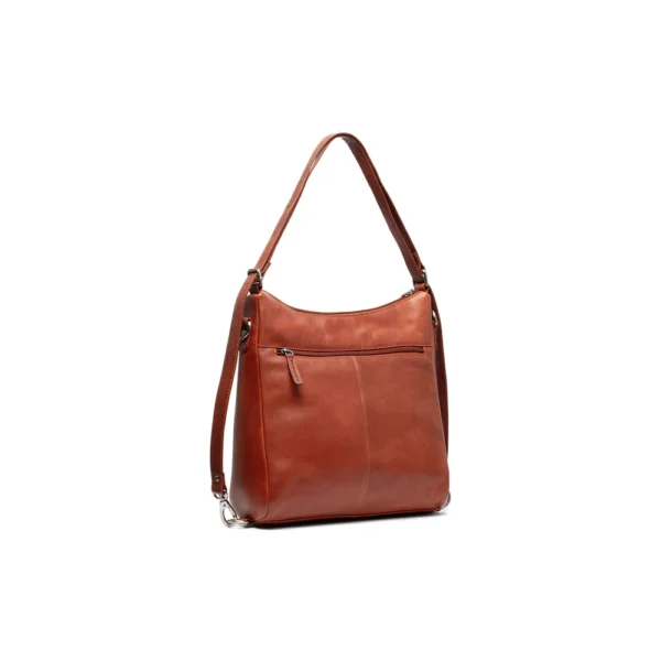 The Chesterfield Brand Borsa A Tracolla In Pelle Cognac Serie Novum Letizia