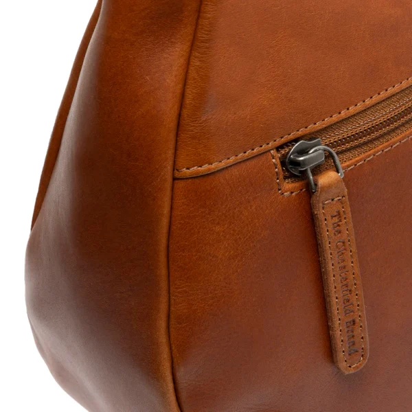 The Chesterfield Brand Borsa A Tracolla In Pelle Cognac Alexandria - immagine 7