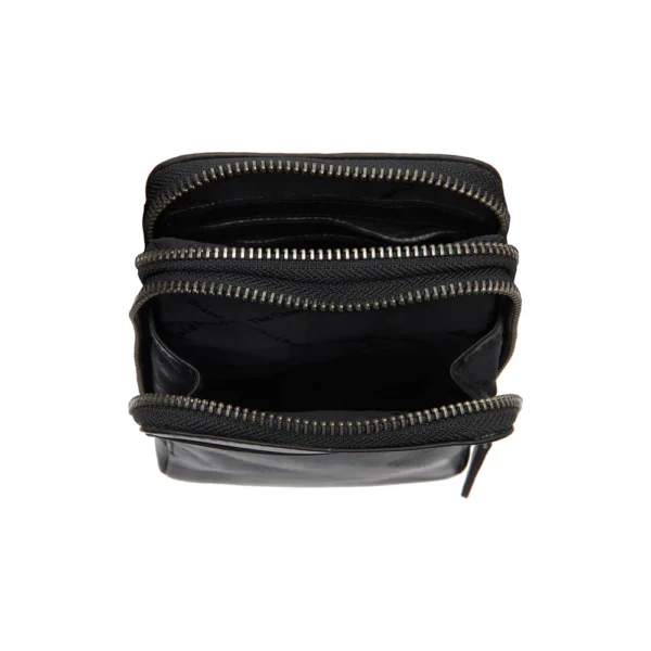 The Chesterfield Brand Borsa A Tracolla In Pelle Nero Alesund - immagine 6
