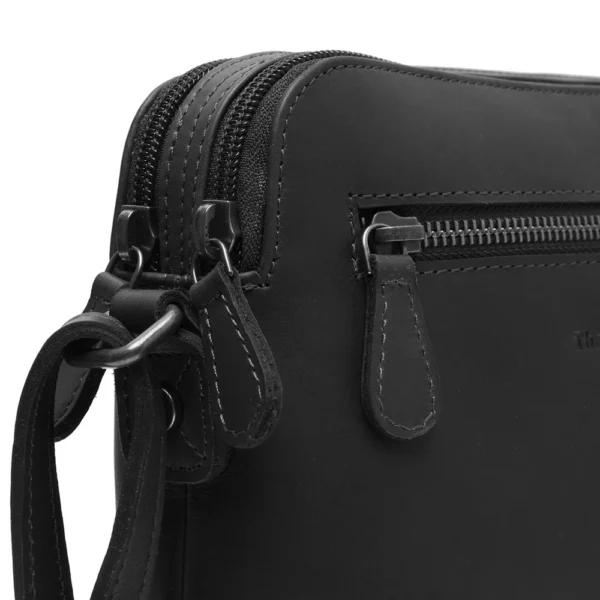 The Chesterfield Brand Borsa A Tracolla In Pelle Nero Nebraska - immagine 2