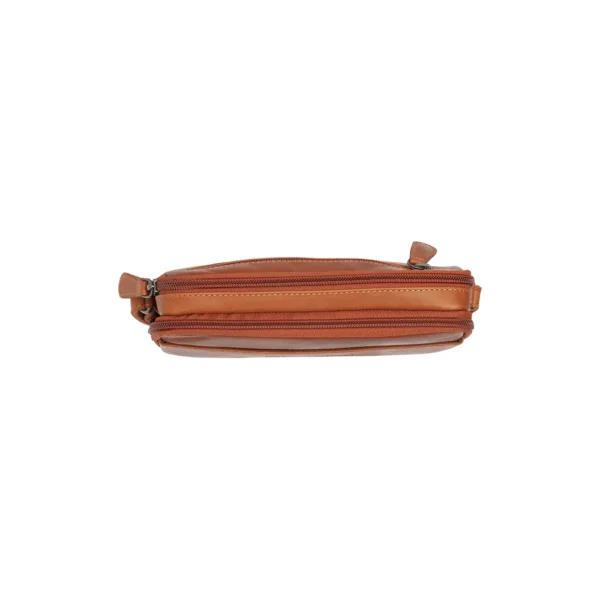 The Chesterfield Brand Borsa A Tracolla In Pelle Cognac Ellon - immagine 3