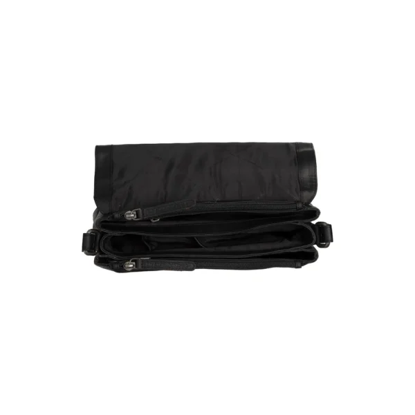 The Chesterfield Brand Borsa A Tracolla In Pelle Nero Laverton - immagine 2