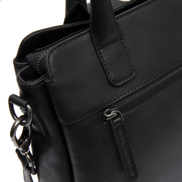 The Chesterfield Brand Borsa A Tracolla In Pelle Nero Hermosa - immagine 3
