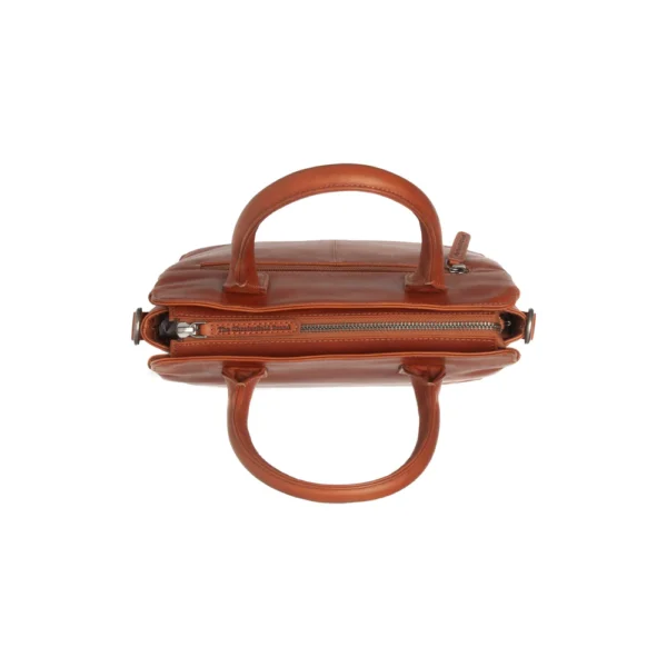The Chesterfield Brand Borsa A Tracolla In Pelle Cognac Hermosa - immagine 4