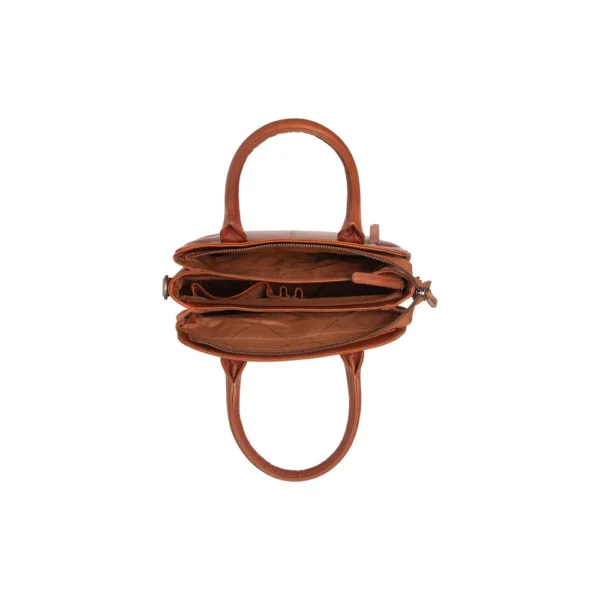 The Chesterfield Brand Borsa A Tracolla In Pelle Cognac Hermosa - immagine 3
