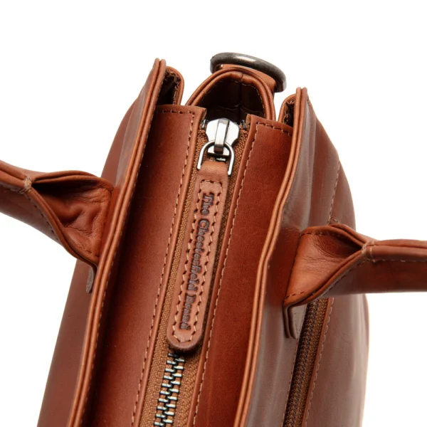 The Chesterfield Brand Borsa A Tracolla In Pelle Cognac Hermosa - immagine 6