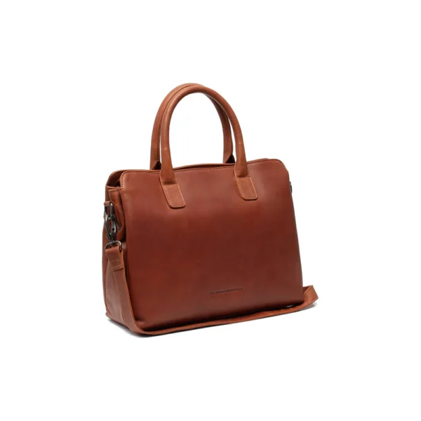 The Chesterfield Brand Borsa A Tracolla In Pelle Cognac Valmonte - immagine 2