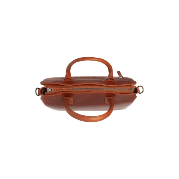 The Chesterfield Brand Borsa A Tracolla In Pelle Cognac Valmonte - immagine 3